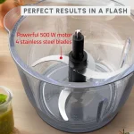 خردکن شیشه‌ای مولینکس مدل Moulinex DJ603127 (اصل Original) - Image 7