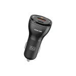 شارژر فندکی گرین لاین  ۵۰ وات دو پورت  مدل Dual Port Car Charger 50W