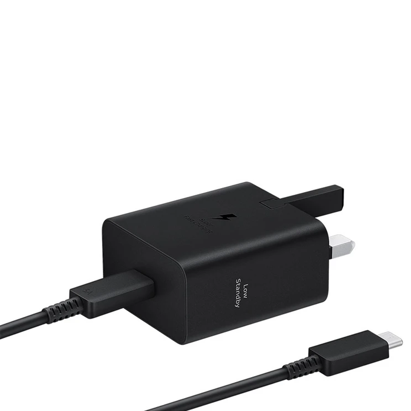 شارژر دیواری سامسونگ مدل ep-t4511 توان 45 وات 3پین با سری تایپ سی به همراه کابل 1.8 متری - (اصلی original) - image 1