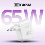 شارژر دیواری 25 وات 3 پورت تی سی اچ مدل CA65M - Image 5