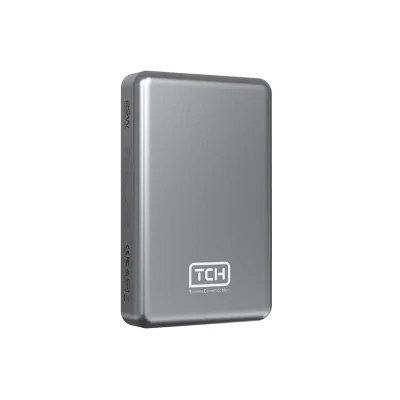 پاوربانک بی سیم 25 وات تی سی اچ مدل Elite 1025W ظرفیت 10000 میلی‌آمپرساعت