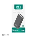پاوربانک 45 وات تی سی اچ مدل Slim 2045 ظرفیت 20000 میلی‌آمپرساعت - Image 7