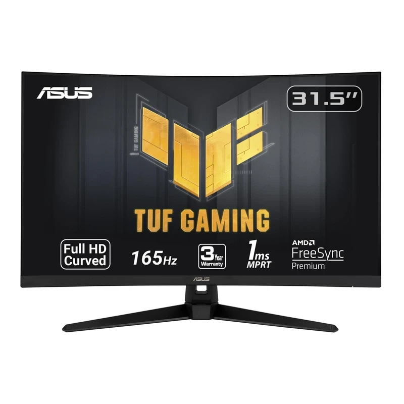 مانیتور خمیده گیمینگ 31.5 اینچ ایسوس مدل tuf gaming vg328h1b - image 1